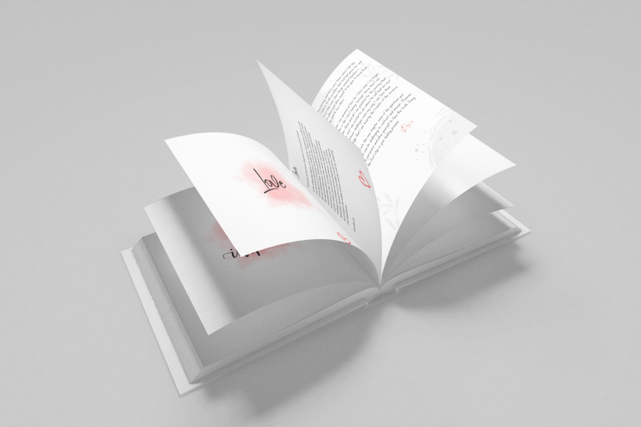Interior pages of the Beauty For Your Ashes journal